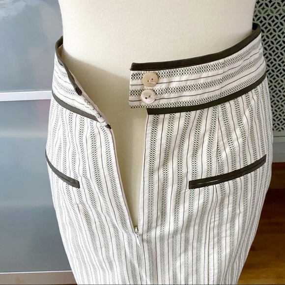 Vintage Nanette Lepore Checker Stripe Skirt - Picture 8 of 11